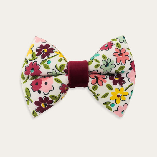 "Giverny" Puffy Bowtie