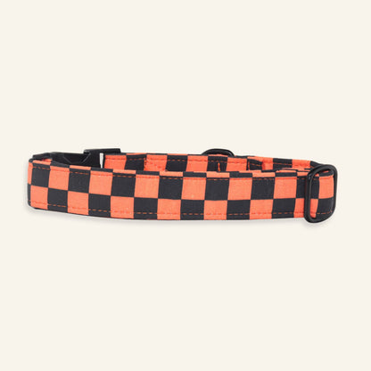 "Pumpkin Check" Collar