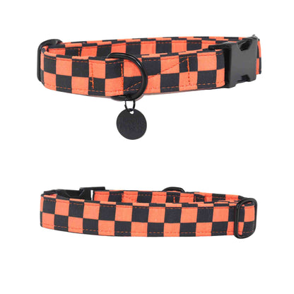 "Pumpkin Check" Collar