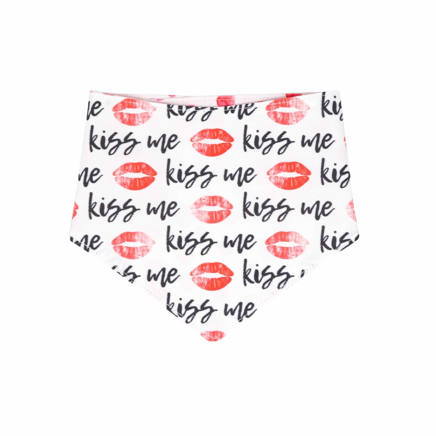 "Kiss me!" Reversible Bandana