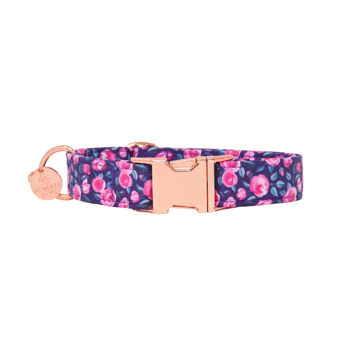 peonies dog collar for valentines day 