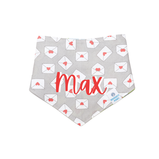 "Love Letters" Reversible Bandana