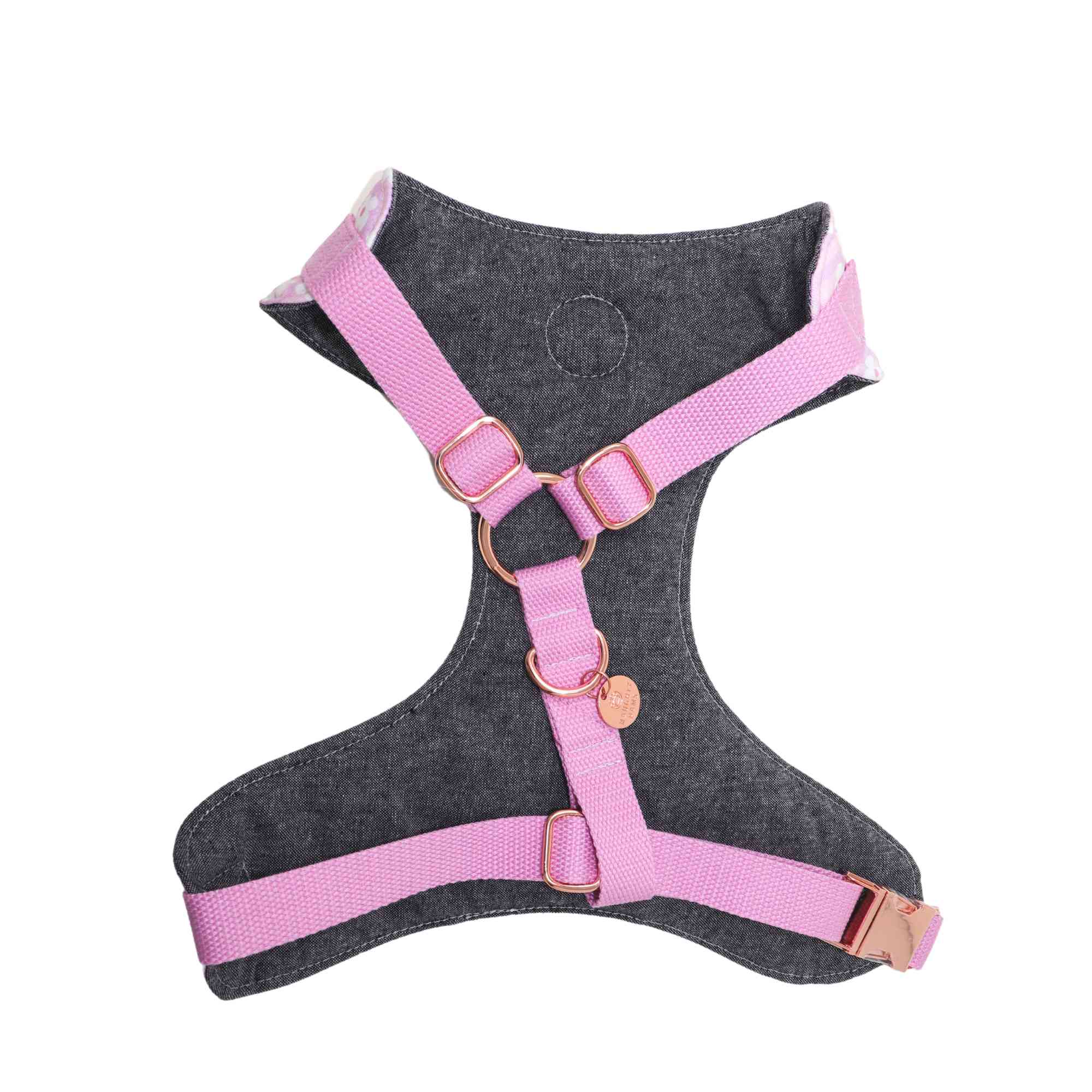 Pink chest outlet harness