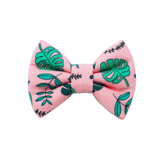 "Pink Palms" Bow Tie