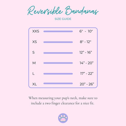 "Pinch Proof" Reversible Bandana