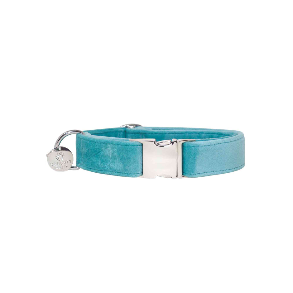 Tahiti Dog Collar with Silver Metal Buckles