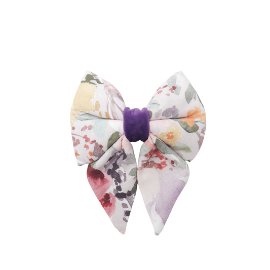 "Vintage Flowers" Sailor Bow